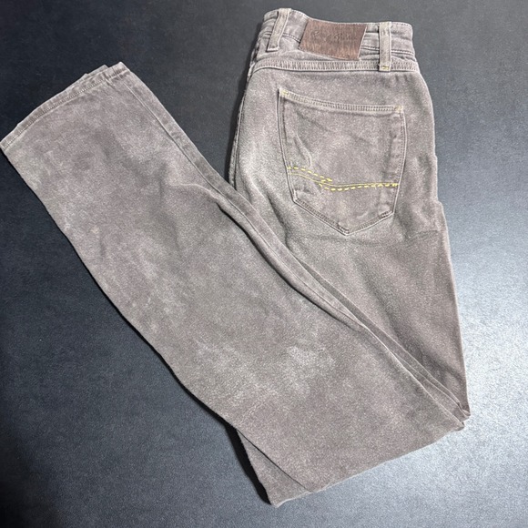 Robert Graham Other - Robert Graham Slim Jim Jeans Mens 30 Gray Solid Slim Fit Denim Pants